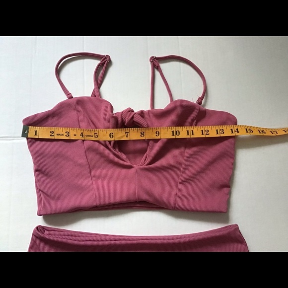 💖Host Pick💖 Zaful ribbed bikini bathing suit - Picture 6 of 10